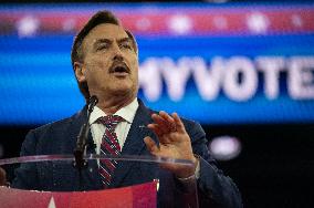 Mike Lindell, CEO Of MyPillow Speaks At CPAC