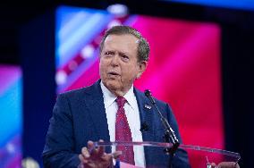 Conservative Broadcaster Lou Dobbs Speaks At CPAC