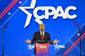 Former President Of The United States Donald J. Trump At CPAC