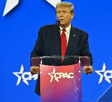 Former President Of The United States Donald J. Trump At CPAC