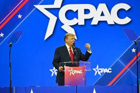 Former President Of The United States Donald J. Trump At CPAC