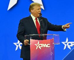 Former President Of The United States Donald J. Trump At CPAC