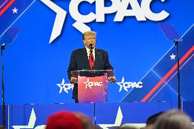 Former President Of The United States Donald J. Trump At CPAC