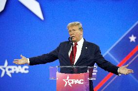 Donald Trump attends CPAC meeting - Washington