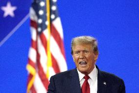 Donald Trump attends CPAC meeting - Washington