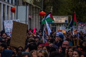 Protest Anti Racism In Lisbon, Portugal