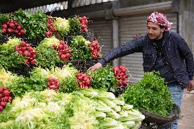 The Daily Life In The Markets Of Idlib City