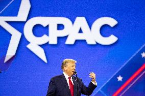 Donald Trump speaks at CPAC