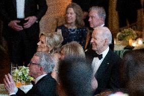 President Joe Biden hosts Governors and their spouses for a black-tie dinner
