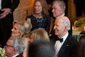 President Joe Biden hosts Governors and their spouses for a black-tie dinner