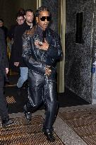 ASAP Rocky Leaving To Bottega Veneta Show - Milan