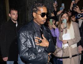 ASAP Rocky Leaving To Bottega Veneta Show - Milan