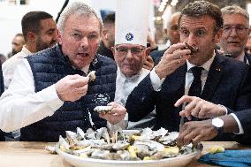 President Macron Visits Agriculture Fair - Paris
