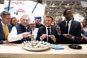 President Macron Visits Agriculture Fair - Paris