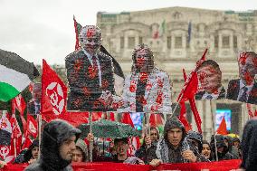 Pro-Palestine Demonstration In Milan