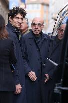 MFW - Celebs Leave Armani