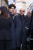 MFW - Celebs Leave Armani