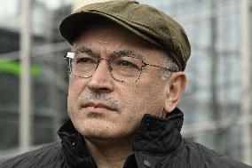 Exiled Russian former oligarch Mikhail Khodorkovsky