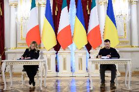 Meeting of Zelenskyy with EC President and PMs of Belgium, Canada and Italy