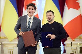 Meeting of Zelenskyy with EC President and PMs of Belgium, Canada and Italy