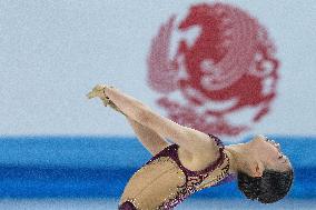 (SP)CHINA-INNER MONGOLIA-HULUN BUIR-14TH NATIONAL WINTER GAMES-FIGURE SKATING-WOMEN-FREE SKATING (CN)