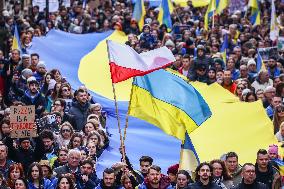Two-Year Anniversary Of Russia's Invasion Of Ukraine