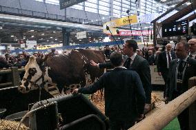 Jordan Bardella Visits The 60th International Agriculture Fair In Paris