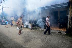 Anti-mosquito Fogging To Control Diseases Dengue Fever In Indonesia