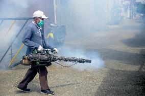 Anti-mosquito Fogging To Control Diseases Dengue Fever In Indonesia