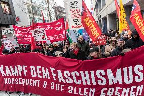 Demonstration Against Far Right  AFD Party In Stuttgart