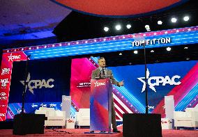 Tom Fitton, President Of Judicial Watch Speaks At CPAC