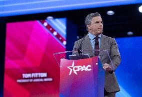 Tom Fitton, President Of Judicial Watch Speaks At CPAC