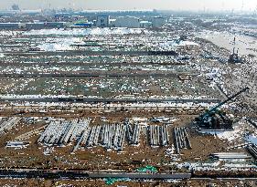 An Automated Wharf Construction in Huai'an