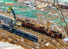 An Automated Wharf Construction in Huai'an