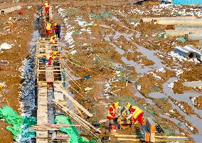 An Automated Wharf Construction in Huai'an