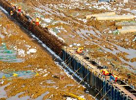 An Automated Wharf Construction in Huai'an