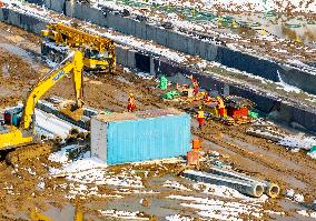 An Automated Wharf Construction in Huai'an