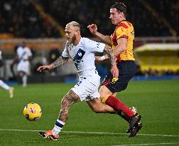 (SP)ITALY-LECCE-FOOTBALL-SERIE A-LECCE VS INTER