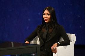 Naomi Campbell On Che Tempo Che Fa TV Show - Milan