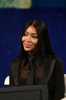 Naomi Campbell On Che Tempo Che Fa TV Show - Milan