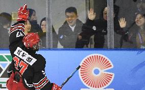 (SP)CHINA-INNER MONGOLIA-HULUN BUIR-14TH NATIONAL WINTER GAMES-JUNIOR MEN'S ICE HOCKEY (CN)