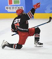 (SP)CHINA-INNER MONGOLIA-HULUN BUIR-14TH NATIONAL WINTER GAMES-JUNIOR MEN'S ICE HOCKEY (CN)