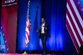 Former Presidential Candidate Vivek Ramaswamy Speaks At CPAC