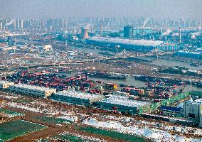 An Automated Wharf Construction in Huai'an