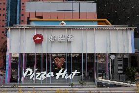 A Pizza Hut Shop in Shanghai