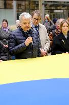 Rally for Ukraine on the Solidarnosc square - Brussels