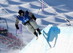 (SP)CHINA-INNER MONGOLIA-HULUN BUIR-14TH NATIONAL WINTER GAMES-FREESTYLE SKIING-HALFPIPE (CN)