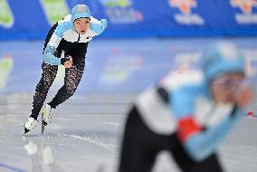 (SP)CHINA-INNER MONGOLIA-HULUN BUIR-14TH NATIONAL WINTER GAMES-SPEED SKATING-JUNIOR WOMEN 3000M A (CN)
