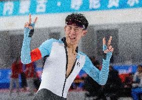 (SP)CHINA-INNER MONGOLIA-HULUN BUIR-14TH NATIONAL WINTER GAMES-SPEED SKATING-JUNIOR MEN 1500M A (CN)