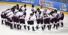 (SP)CHINA-INNER MONGOLIA-HULUN BUIR-14TH NATIONAL WINTER GAMES-ICE HOCKEY-JUNIOR WOMEN (CN)